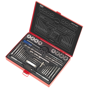 Sealey AK3037 Metric Tap & Die Set Split Dies 37pc - additional view 3