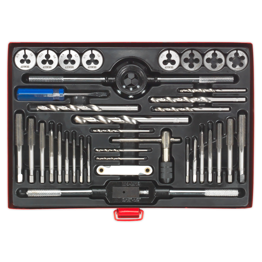 Sealey AK3037 Metric Tap & Die Set Split Dies 37pc - additional view 4