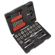 Sealey AK3039HM Metric Tap & Hex Die Set 39pc