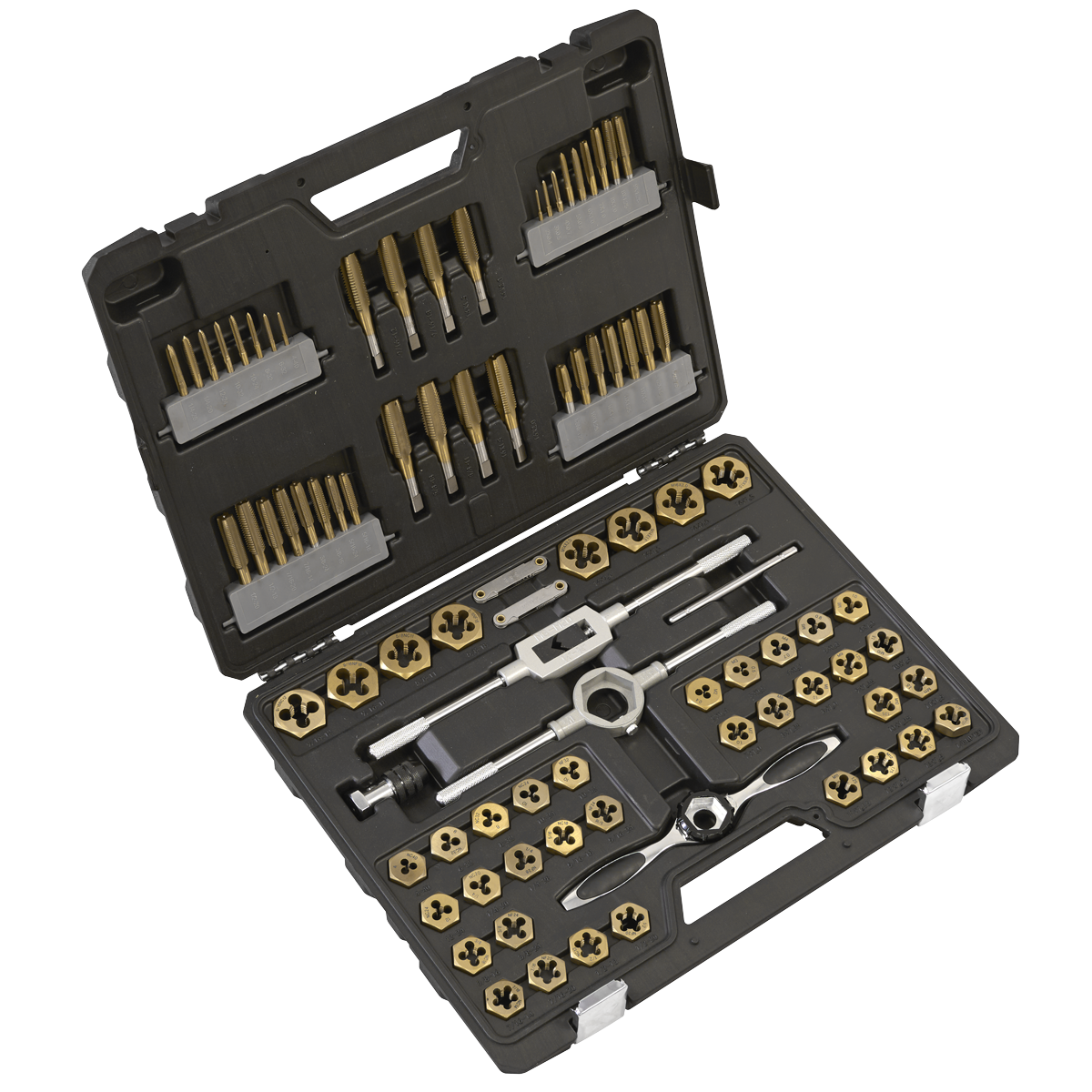 Sealey AK3086HIM Premier Metric/Imperial Hexagonal Tap & Die Set 86pc