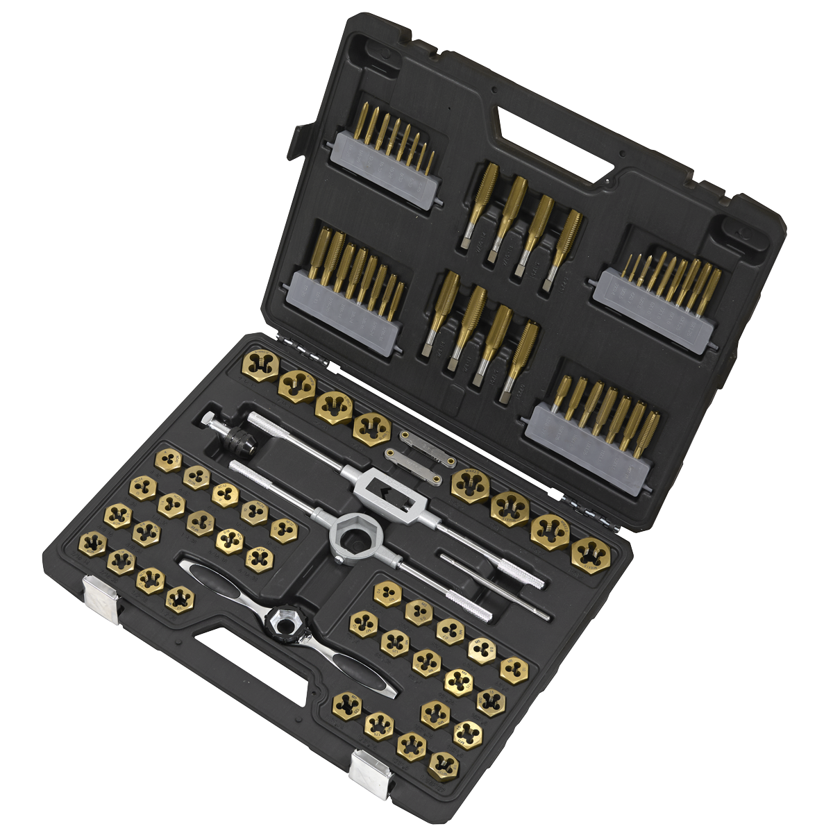 Sealey AK3086HIM Premier Metric/Imperial Hexagonal Tap & Die Set 86pc - additional view 2