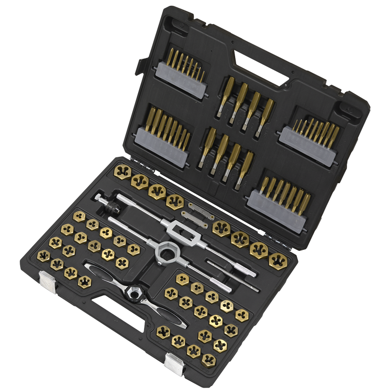 Sealey AK3086HIM Premier Metric/Imperial Hexagonal Tap & Die Set 86pc - additional view 2