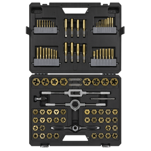 Sealey AK3086HIM Premier Metric/Imperial Hexagonal Tap & Die Set 86pc - additional view 3