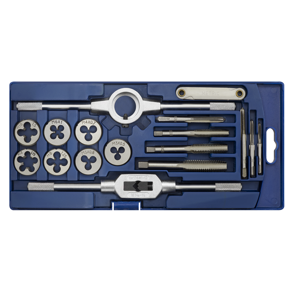 Sealey AK321 Metric Tap & Die Set 17pc - additional view 3
