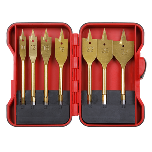 Sealey AK3707FW Titanium Coated Flat Wood Drill Bit Set 7pc - additional view 3