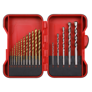 Sealey AK3717TCM HSS/Masonry Drill Bit Set 17pc - additional view 4