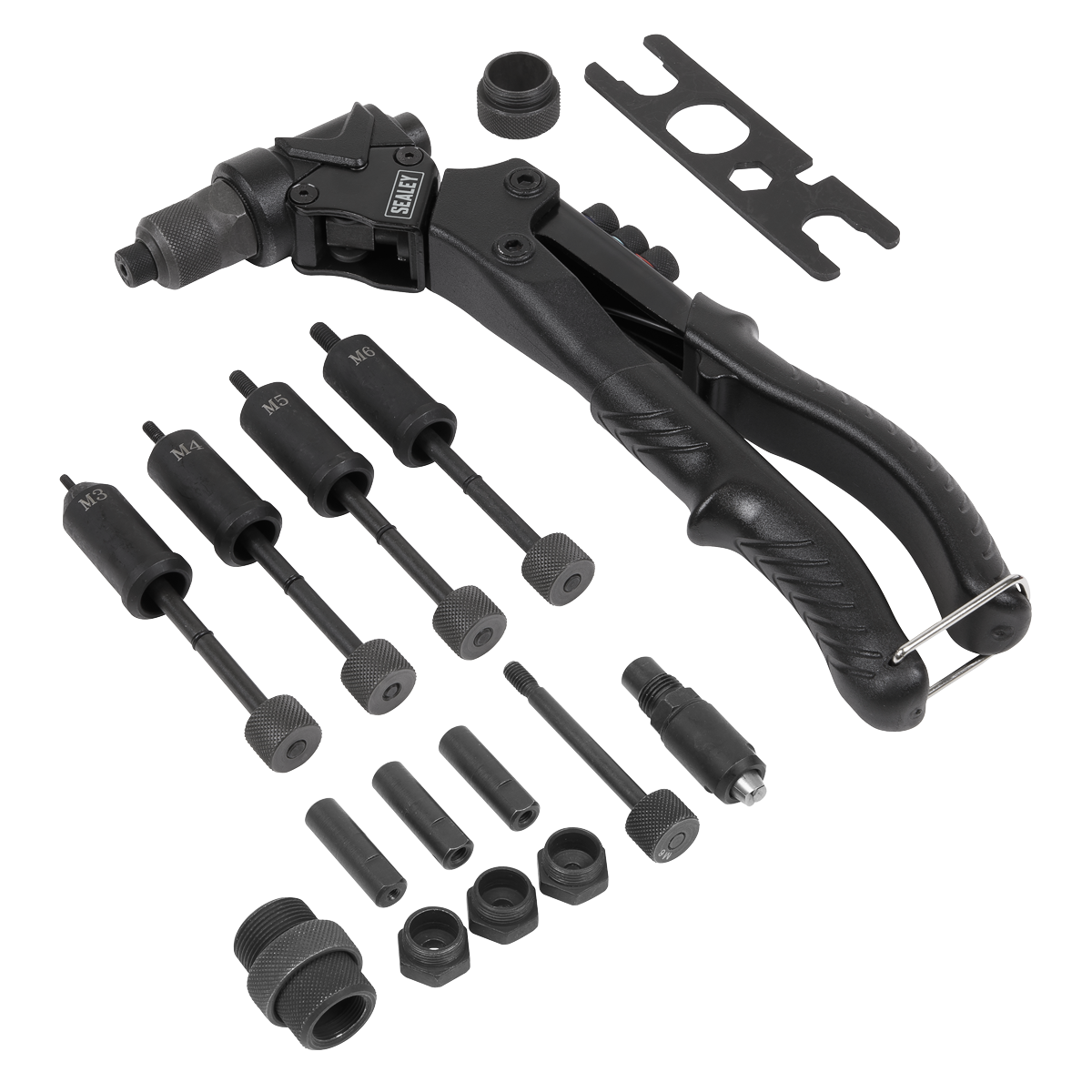 Sealey AK396 Blind Nut & Stud Riveting Kit
