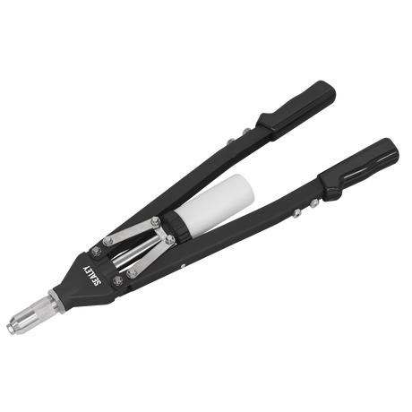 Sealey AK3981 Heavy-Duty Long-Arm Riveter with Collection Bowl