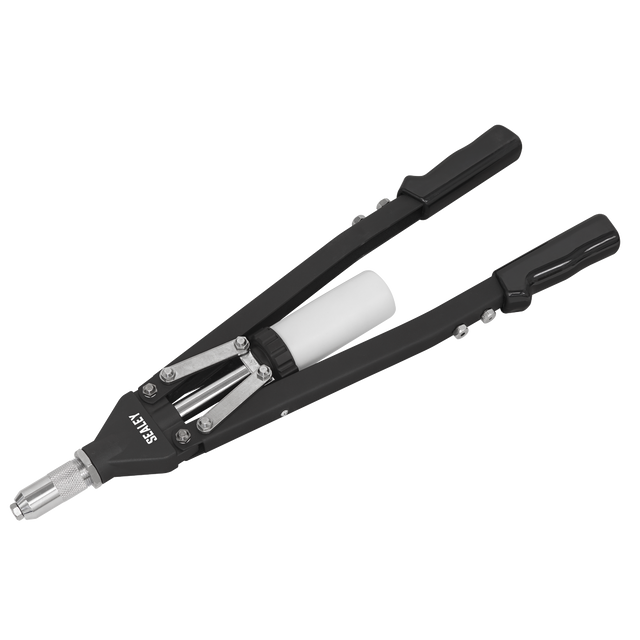 Sealey AK3981 Heavy-Duty Long-Arm Riveter with Collection Bowl