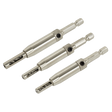 Sealey AK3HD Self-Centring Chamfered Hinge Drill Set 3pc