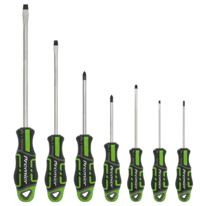 Sealey AK4321HV Premier GripMAX® Screwdriver Set 7pc - Hi-Vis Green - additional view 5