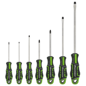 Sealey AK4321HV Premier GripMAX® Screwdriver Set 7pc - Hi-Vis Green - additional view 6