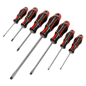 Sealey AK4321 Premier GripMAX® Screwdriver Set 7pc - Red