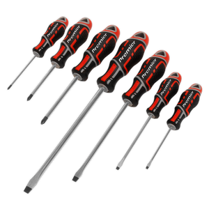 Sealey AK4321 Premier GripMAX® Screwdriver Set 7pc - Red