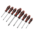 Sealey AK4323 Premier GripMAX® Security TRX-Star* Screwdriver Set 8pc - Red