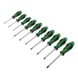 Sealey AK4324HV Premier GripMAX® TRX-Star* Screwdriver Set 10pc - Hi-Vis Green