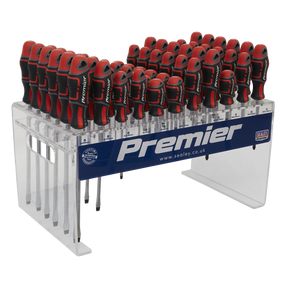 Sealey AK4369DS Premier GripMAX® Individual Screwdrivers Countertop Display 66pc