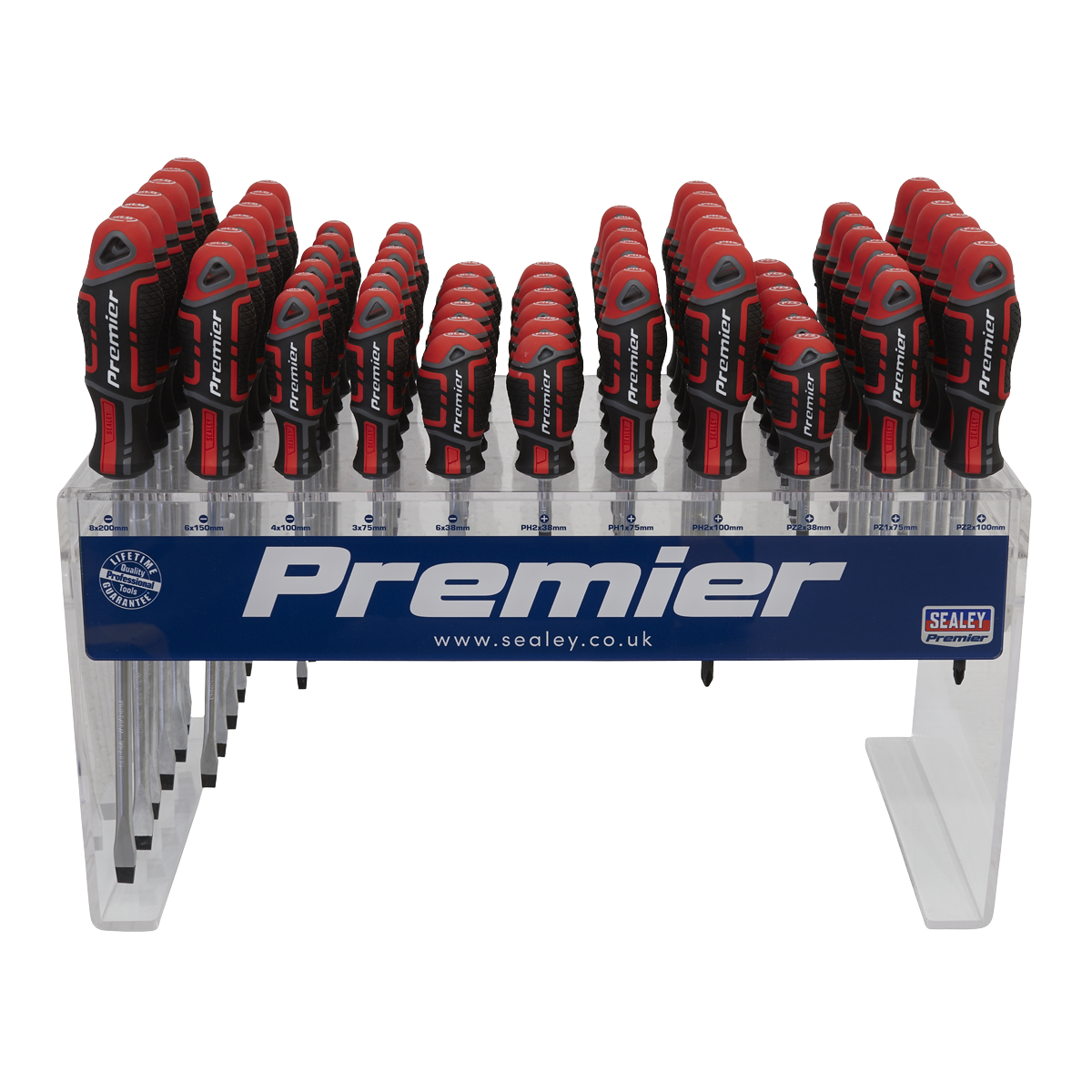 Sealey AK4369DS Premier GripMAX® Individual Screwdrivers Countertop Display 66pc - additional view 4
