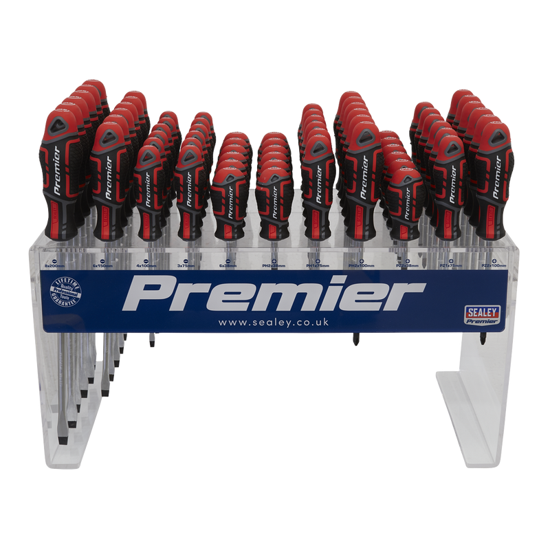 Sealey AK4369DS Premier GripMAX® Individual Screwdrivers Countertop Display 66pc - additional view 4