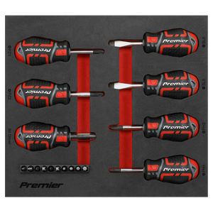 Sealey AK4371 Premier GripMAX® Stubby Screwdriver Set 17pc - additional view 3