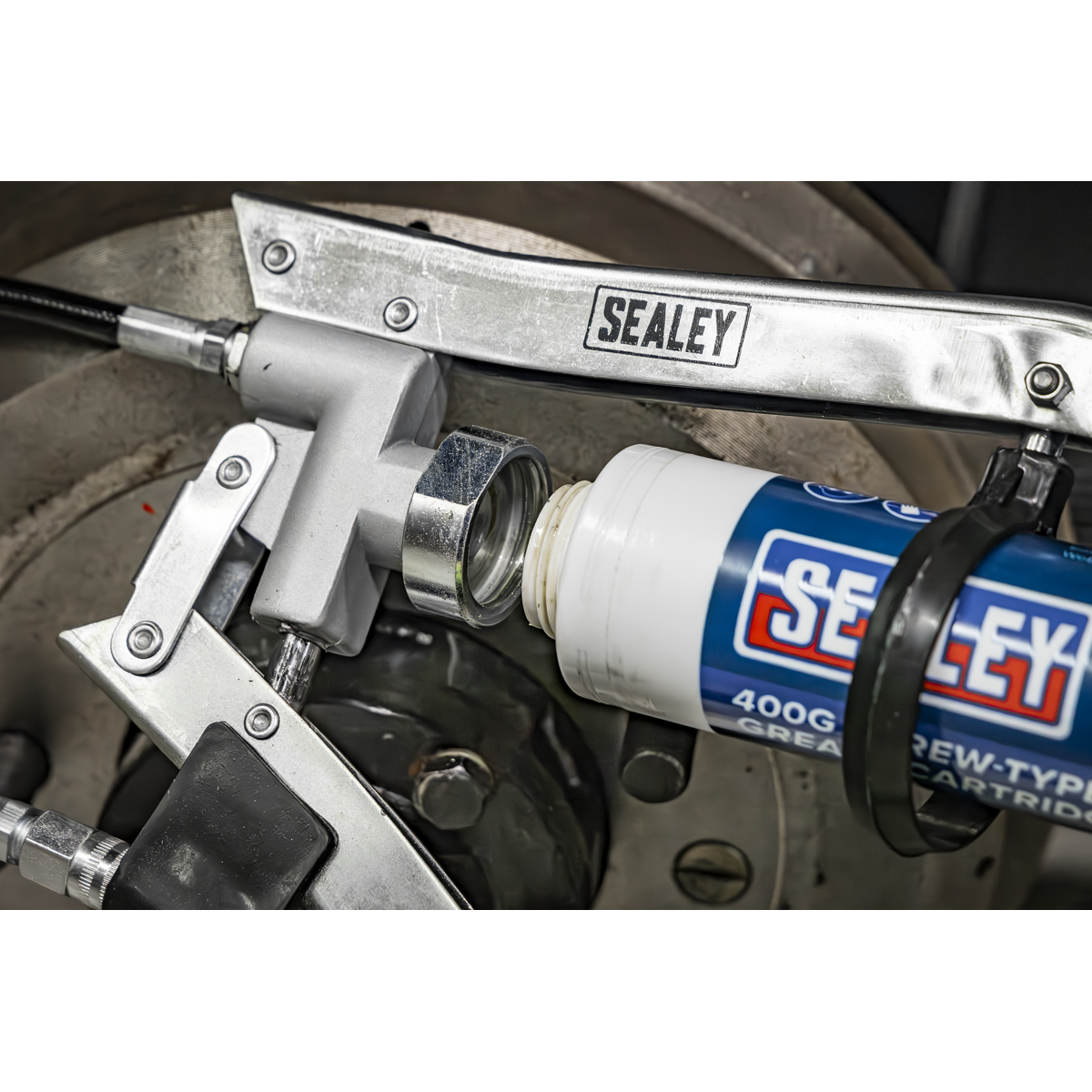 Sealey AK4405 Double Lever Grease Gun - additional view 9