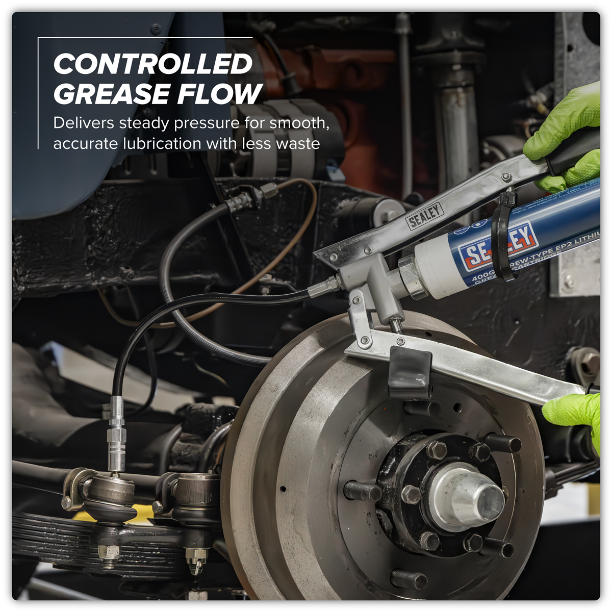 Sealey AK4405 Double Lever Grease Gun - additional view 8