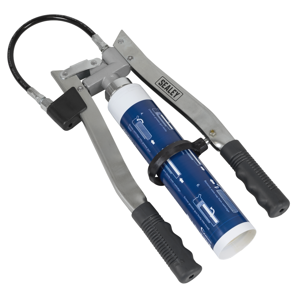 Sealey AK4405 Double Lever Grease Gun - additional view 4