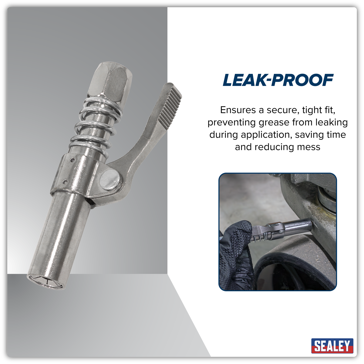 Sealey AK452 Single Handle Grease Gun Coupler - additional view 3