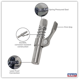 Sealey AK452 Single Handle Grease Gun Coupler - additional view 2