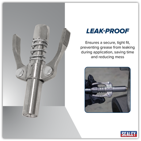 Sealey AK453 Double Handle Grease Gun Coupler - additional view 2