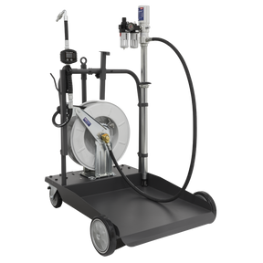 Sealey AK4562D Air Operated Oil Dispensing System with 10m Retractable Hose Reel