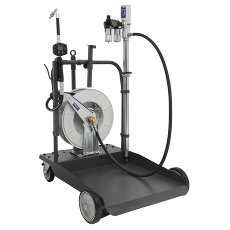 Sealey AK4562D Air Operated Oil Dispensing System with 10m Retractable Hose Reel