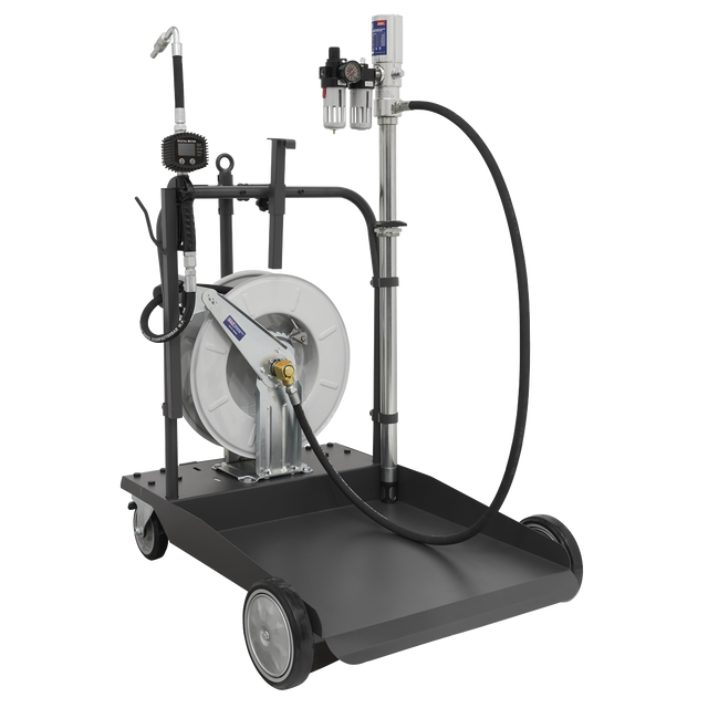 Sealey AK4562D Air Operated Oil Dispensing System with 10m Retractable Hose Reel