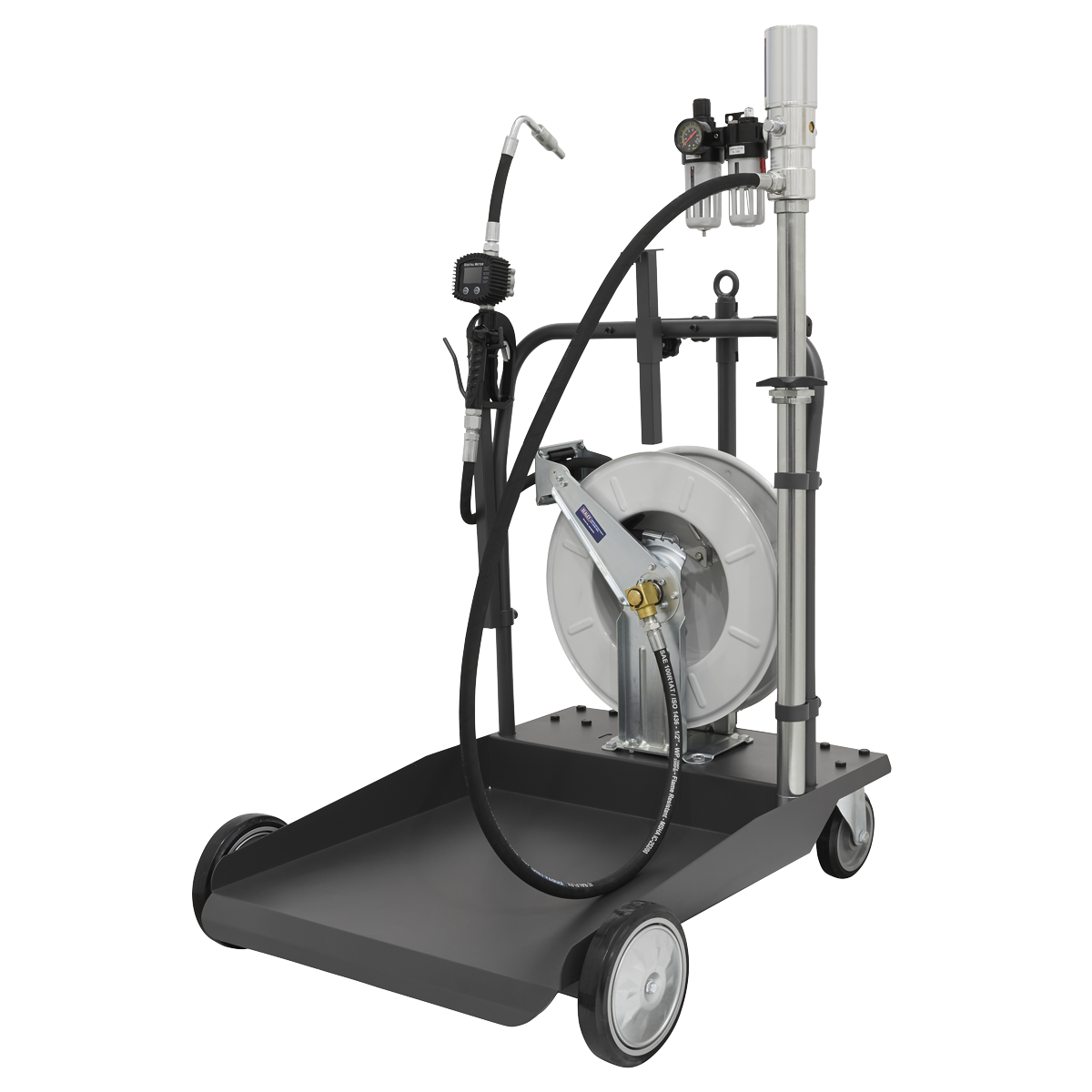 Sealey AK4562D Air Operated Oil Dispensing System with 10m Retractable Hose Reel - additional view 2