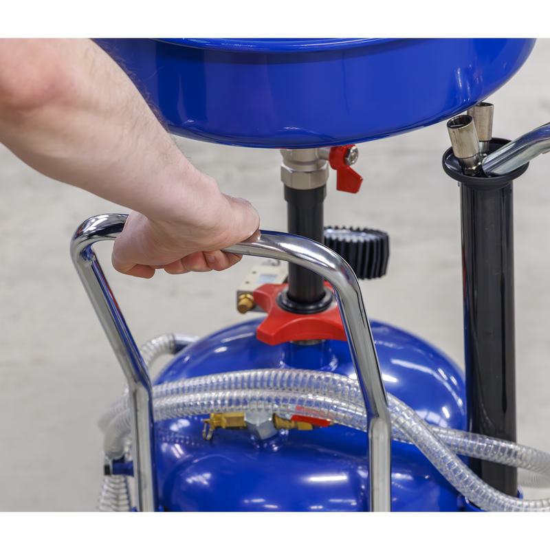 Sealey AK456DX Air Discharge Mobile Oil Drainer with Probes 35L - additional view 5
