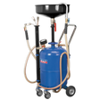 Sealey AK456DX Air Discharge Mobile Oil Drainer with Probes 35L