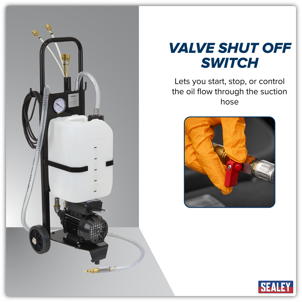 Sealey AK466D Mobile Oil Extractor 12L - additional view 16