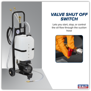 Sealey AK466D Mobile Oil Extractor 12L - additional view 16
