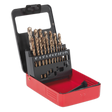Sealey AK4701 HSS Cobalt Fully Ground Drill Bit Set 19pc