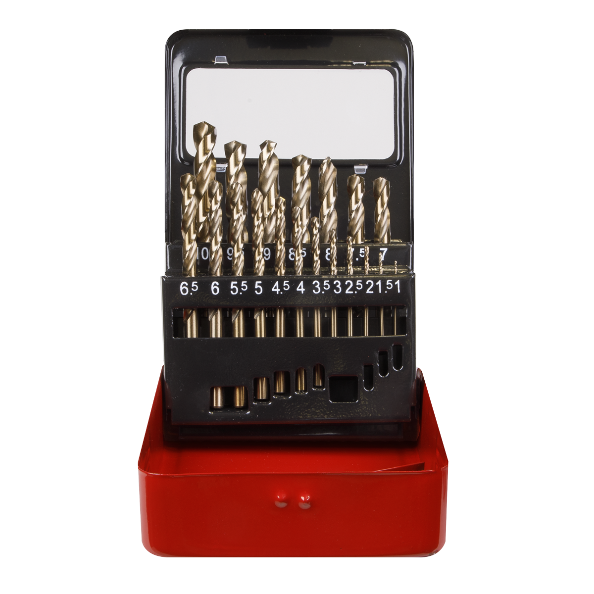 Sealey AK4701 HSS Cobalt Fully Ground Drill Bit Set 19pc - additional view 2
