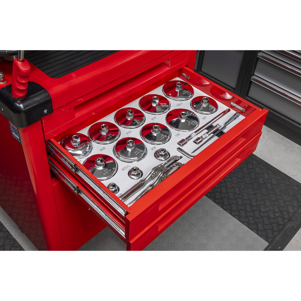 Sealey AK470DX Mobile Multifunction Oil Station with 61pc Tool Set - additional view 15