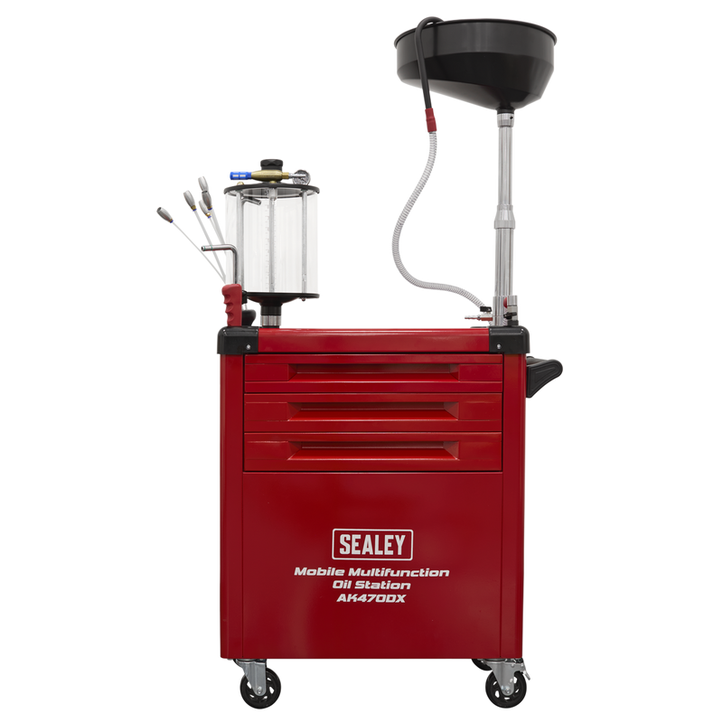Sealey AK470DX Mobile Multifunction Oil Station with 61pc Tool Set - additional view 8