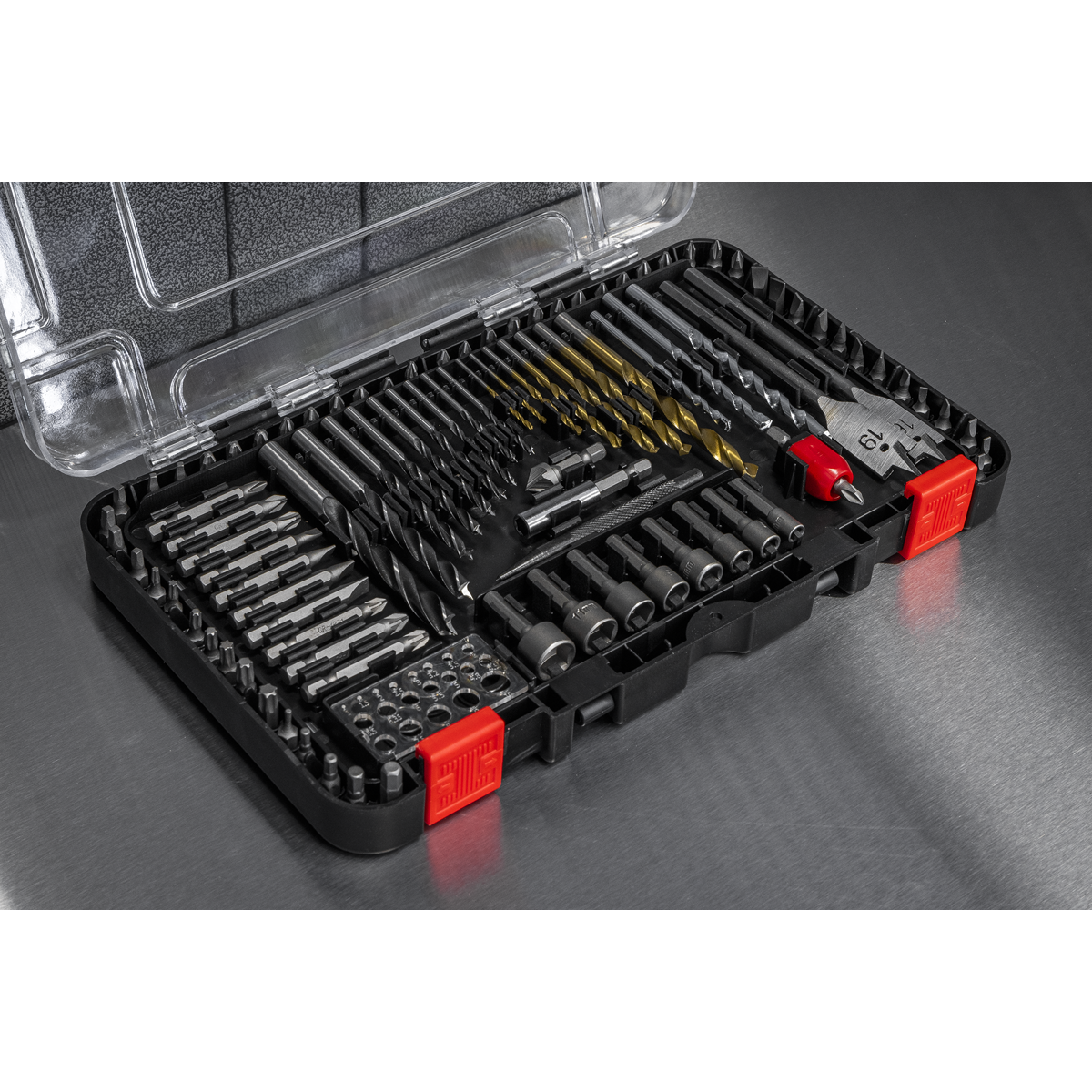 Sealey AK47104 Drill & Bit Accessory Set 104pc - additional view 8