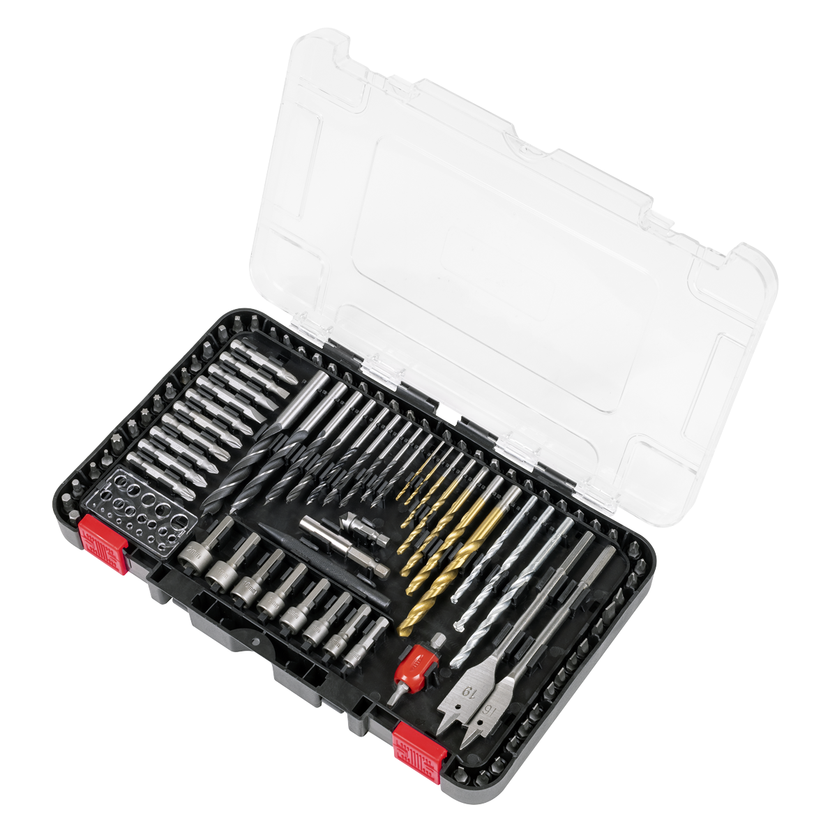 Sealey AK47104 Drill & Bit Accessory Set 104pc - additional view 4
