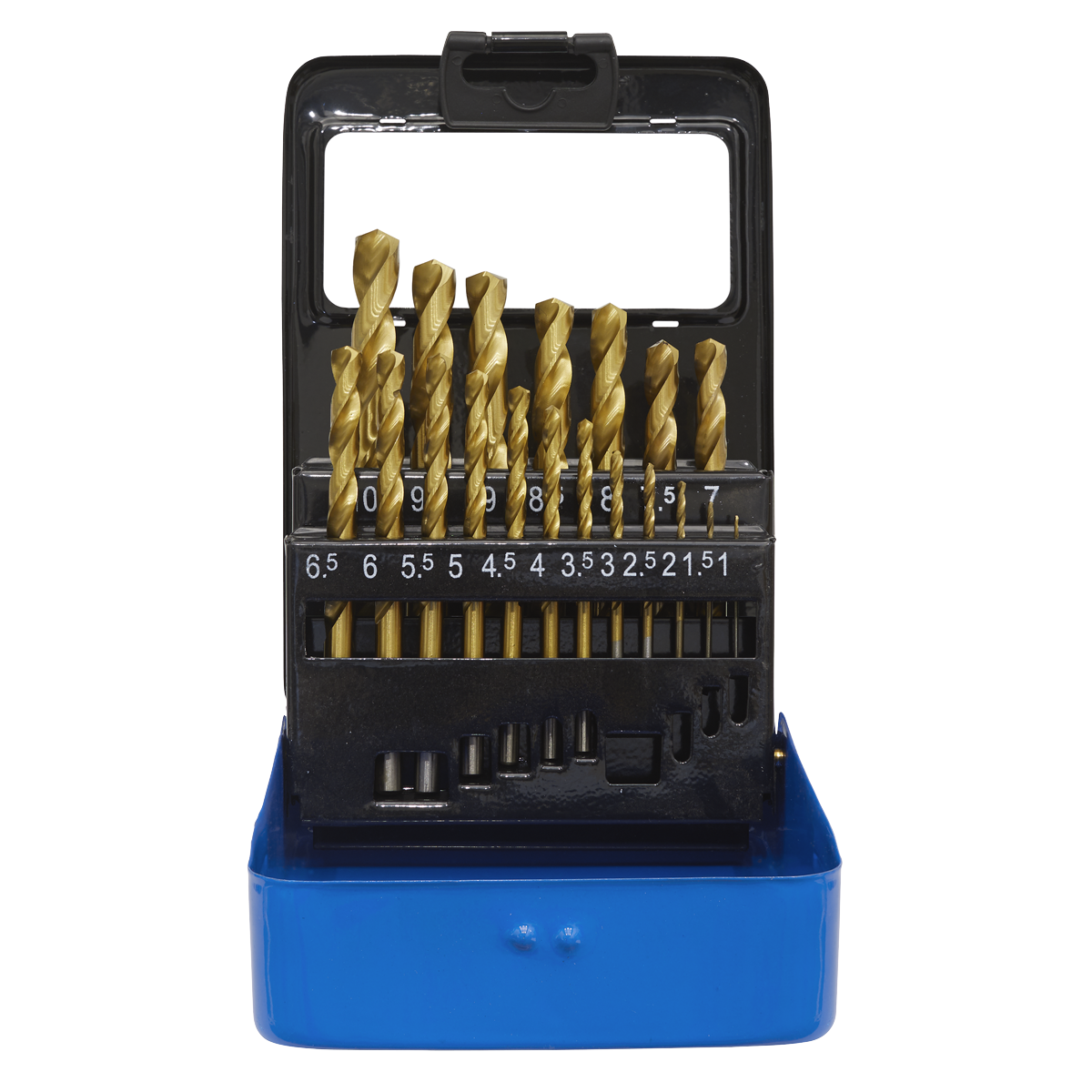Sealey AK4719 HSS Fully Ground Drill Bit Set 19pc - DIN 338 - additional view 2
