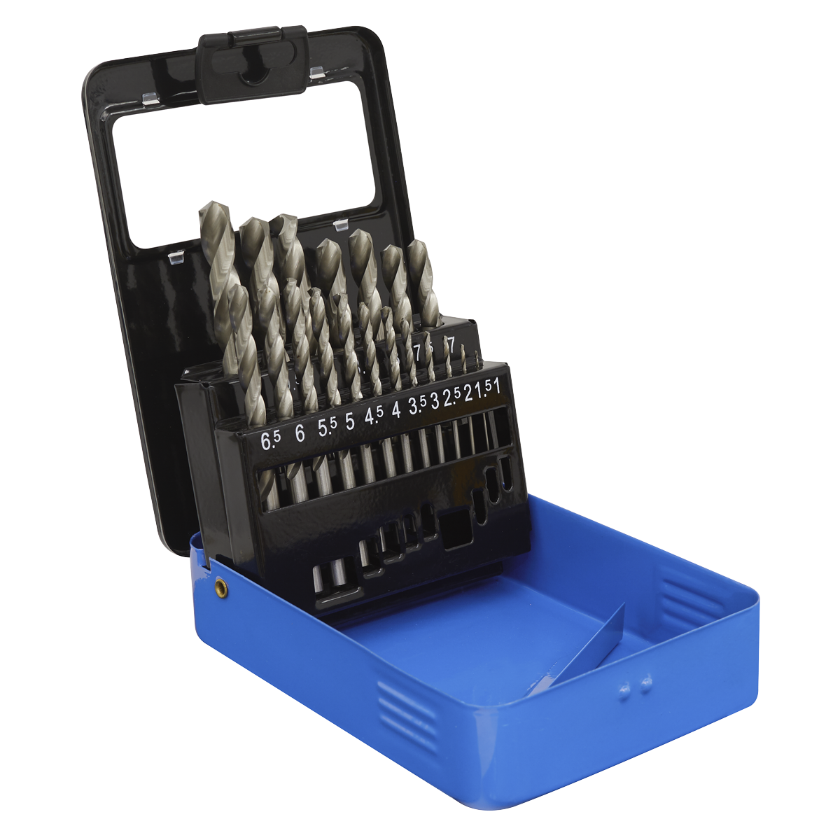 Sealey AK47191 HSS Fully Ground Drill Bit Set 19pc