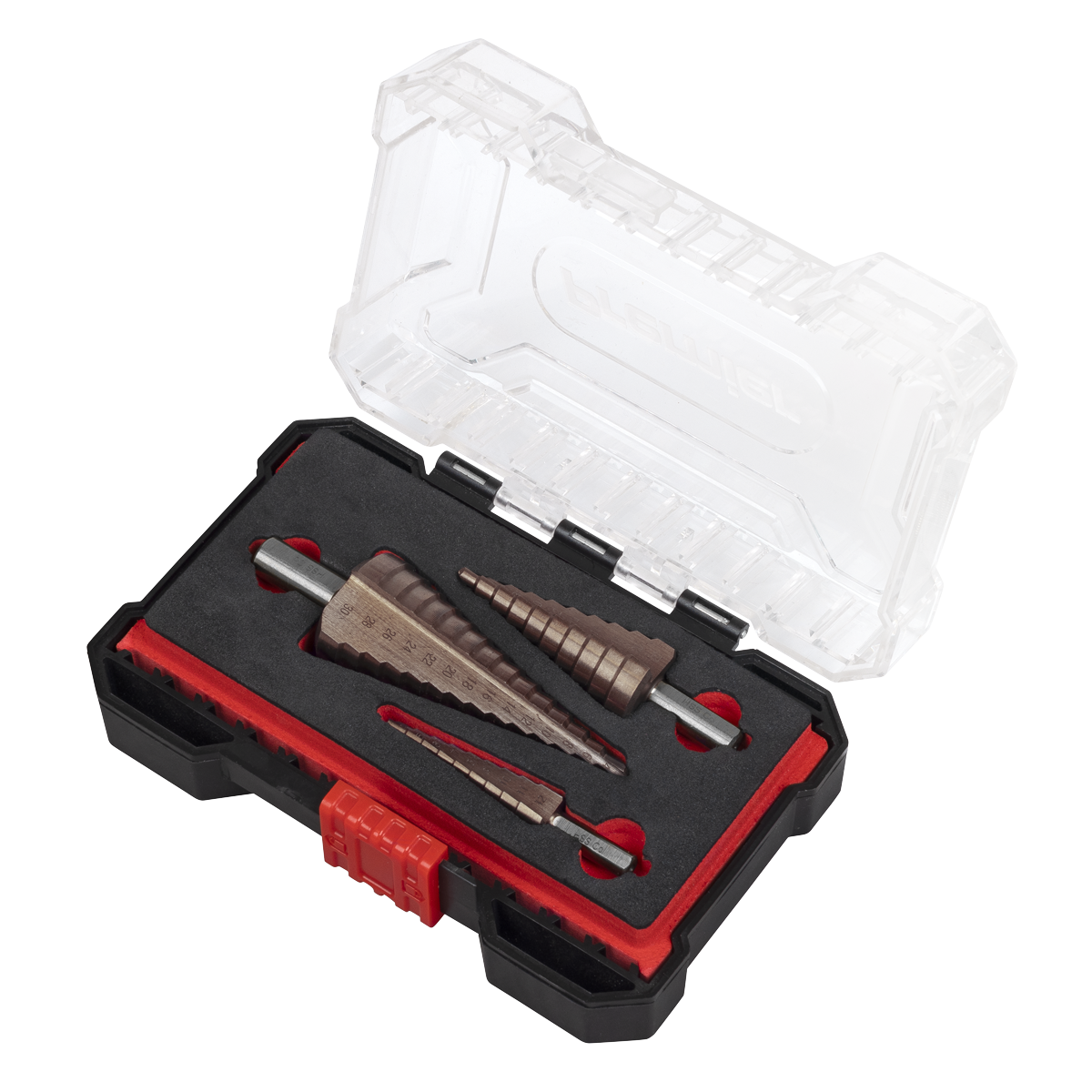Sealey AK4733 Premier Straight Flute HSS Cobalt Step Drill Bit Set 3pc - additional view 3