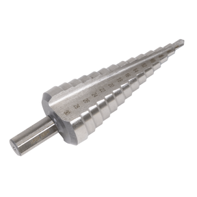 Sealey AK4745 Straight Flute HSS 4341 Step Drill Bit 4-30mm