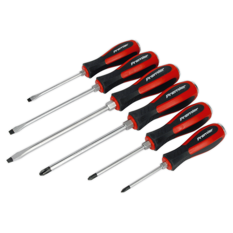 Sealey AK4932 Premier Hammer-Thru Screwdriver Set 6pc