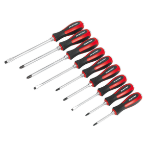 Sealey AK4934 Premier Hammer-Thru Screwdriver Set 9pc